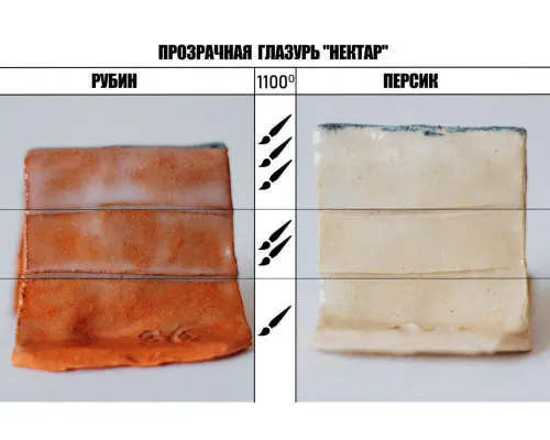 Глазурь низкотемпературная "Нектар" DGL0088, суспензия, фасовка 1000 гр